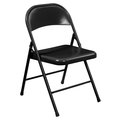 Officesource Steel Folding Chairs Steel Folding Chairs, 4PK 1601BK